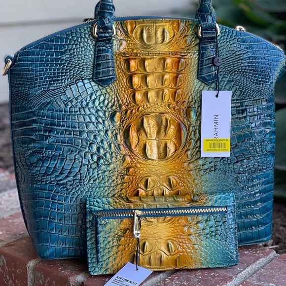 Brahmin Bermuda Duxbury and matching wallet
